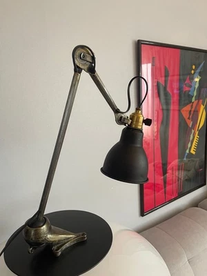 Lamp Gras Mod 202/1056 , France, 20s ラヴェル モデル 202 ランプグラ、フランス、1920 年代 - Photo 1/4