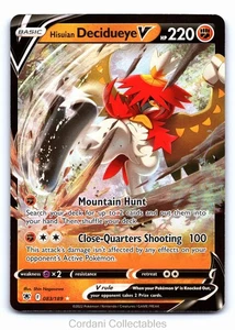 Hisuian Decidueye V 083/189 - Astral Radiance - Pokemon Card - Near Mint - Picture 1 of 2