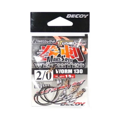 Decoy Worm 130 Maki Sasu Weighted Hook 1.5 grams Size 2/0 (9103) - Image 1 of 4