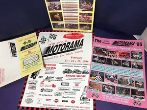Lot 1995-1996 Motorama Harrisburg PA Poster Flyer Racing Magazine - Picture 1 of 12