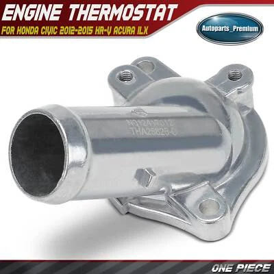 Carcasa de termostato de aluminio para Honda Civic 2012-2015 HR-V 2016-2021 Acura ILX Foto 1 de 4