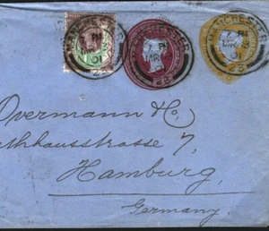 Cubierta GB Papelería QV Mejorada Escasa Combinación STO KEVII Manchester 1901 E138 - Imagen 1 de 7