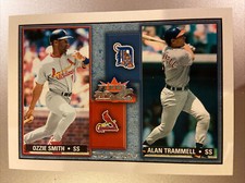 2002 Fleer Fall Classic Rival Faction ALAN TRAMMELL OZZIE SMITH #’d /1000!