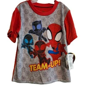 4T Toddler Spider man TEAM UP Spidey and his amazing friends - Picture 1 of 4