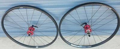 27.5" Ryde Trace 25mm Trail TR 6 bolt disc 24h RED XMD Novatec hub QR light!  - Image 1 of 4