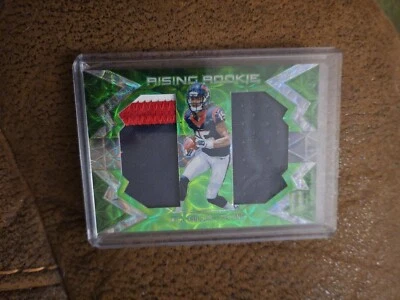 2016 SPECTRA RISING ROOKIE  WILL FULLER NEON GREEN DUEL RELIC RC #/25 TEXANS  - Image 1 of 2