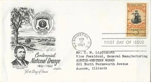 1967 FDC  SC# 1323 Grange Recruiting Poster K432 - Picture 1 of 1
