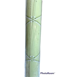 THIBAUT Wallpaper Roll 60.75 sq ft Light Lime Green Small Medallion T-7824 - Picture 1 of 9