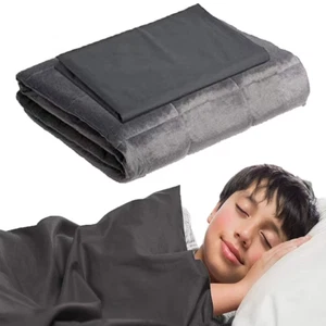 Funda nórdica manta con peso 100 % algodón Calming Comfort, funda edredón cama - Imagen 1 de 4