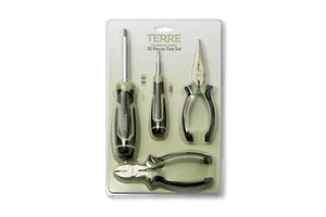 Terre Products, 30-teiliges Mini-Werkzeugset, Präzisionsschraubendreher, Spitzzange - Bild 1 von 8