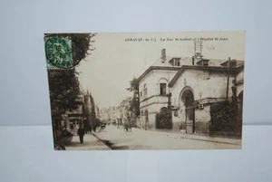 CPA VIVANTE ARRAS LA RUE ST AUBERT ET L'HÔPITAL ST JEAN 1928 - Imagen 1 de 2