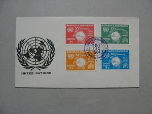 DOMINICAN REPUBLIC, cover FDC 1964, 15th UPU congress - Picture 1 of 1