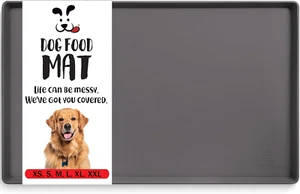 Dog Food Mat – Waterproof Dog Bowl Mat for Food and Water, Silicone Pet Feeding - Picture 1 of 12