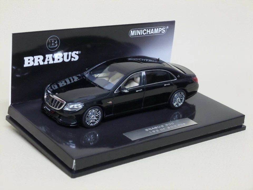 MERCEDES-BENZ S-CLASS S600 900 MAYBACH BRABUS NERA MiNiCHAMPS 1/43 (NO SPARK) - Immagine 1 di 4