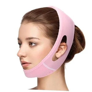Reusable V-Line Mask, Chin Strap For Sleeping【Lifting Pink - Picture 1 of 8
