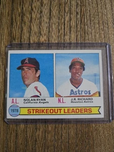 1979 Topps Strikeout Leaders #6 NOLAN RYAN & J.R. RICHARD 2.4JL - Bild 1 von 2