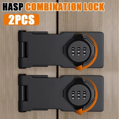 3 Digit Combination Sliding Keyless Lock Security Pad Bolt Shed Gate Garden Door - Image 1 of 4