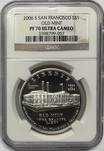 2006 SAN FRAN OLD MINT Silver Dollar NGC PF70💥FLAWLESS QUALITY💥 - Picture 1 of 4