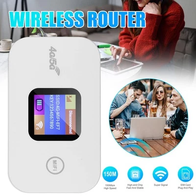 4G LTE WLAN Router 150 Mbit/s Tragbar Hotspot Mobiler Wireless WiFi Router Reise - Bild 1 von 4