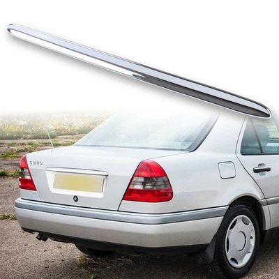 Tapa de moldura cromada para Mercedes-Benz Clase C W202 maletero cubierta trasera puerta trasera Foto 1 de 4