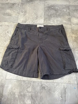 Merona Short Cargo 40 x 10 Men's Gray 100% Cotton - Image 1 of 4