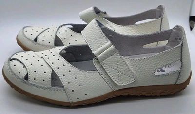 Sapatos Mocassim Feminino Spring Step Streetwise Mary Jane Tamanho 38W UE 7,5W EUA Branco - Imagem 1 de 4