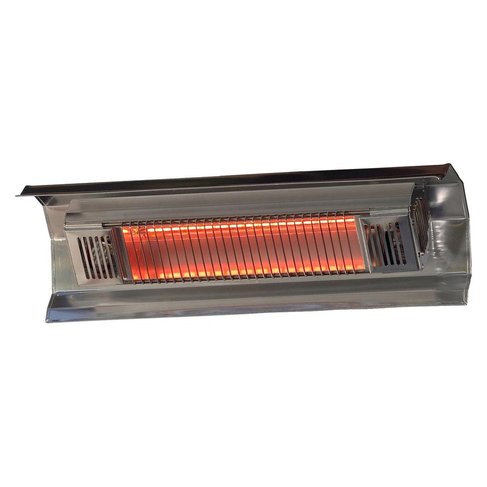 Fire Sense Stainless Steel Wall Mounted Infrared Patio Heater Indoor Outdoor