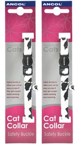 Ancol Camouflage Katzenhalsband schwarz/weiß 2er Pack Angebot - Bild 1 von 3
