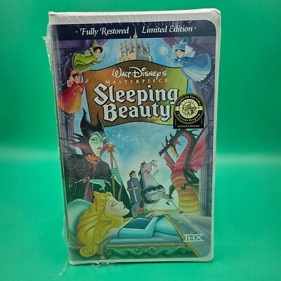 Sleeping Beauty VHS Fully Restored Limited Edition Masterpiece Clamshell NEW - Image 1 of 3
