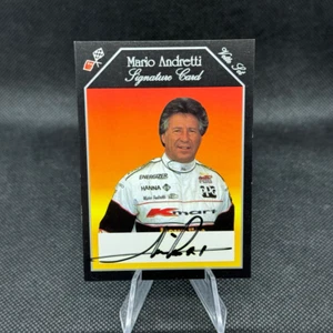 Mario Andretti Autograph 1991 Vette Set Short Print /2500 On Card - Picture 1 of 2