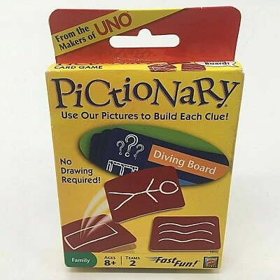 Pictionary Card Game No Drawing! Family Fun New - Image 1 of 4