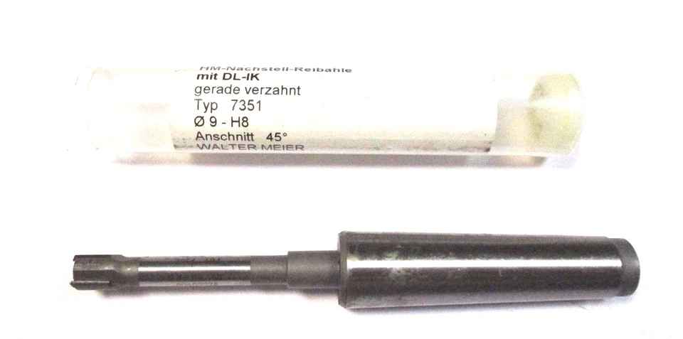 WALTER MEIER HM Broca Ajustable Con IK Ø9 H8 45° 7351-HM MK2 Nueva A3131 - Imagen 1 de 1