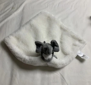 Mary Meyer Baby Lovey Security Blanket Gray & White Elephant Character Soft - Picture 1 of 7