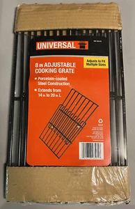 Universal 20 in. Rejilla de cocina ajustable recubierta de acero con recubrimiento de porcelana de 14 a 20 pulgadas - Imagen 1 de 3