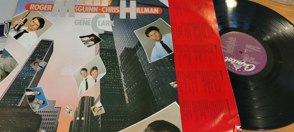 ROGER McGUINN CHRIS HILLMAN FEAT. GENE CLARK: CITY (VINYL, 1980,  - Image 1 of 1