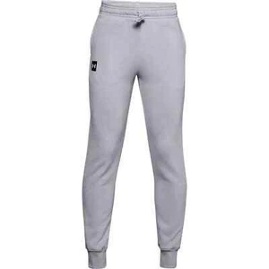 Under Armour Boys Rival Fleece Joggers Size S Mod Gray Light Heather/Onyx - Picture 1 of 3