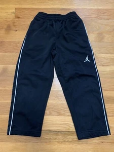 Jordan Toddler Boys Athletic Pants Sz XS 3-4 Black Gym Workout Basketball #2 - Picture 1 of 5