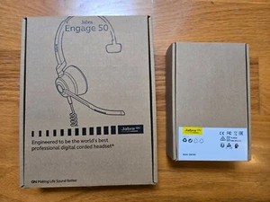 Zupełnie nowy przewodowy zestaw słuchawkowy Jabra Engage 50 mono USB-C - z łącznikiem przyłączeniowym Jabra - Zdjęcie 1 z 3