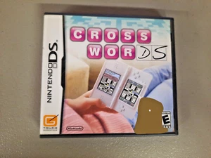 2008 CROSSWORDS FOR NINTENDO DS ORIGINAL CASE COMPLETE IN BOX CIB - Picture 1 of 4