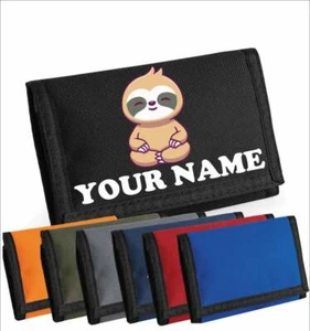 Cartera Infantil Personalizada Perezoso Kawaii Cartera Niñas Niños Billetera Tarjeta Moneda - Imagen 1 de 13