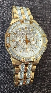 Bulova Neu 98C126 Herren Kristall Octava Quarz Uhr Silber Gold Zifferblatt 41,5 mm - Bild 1 von 13