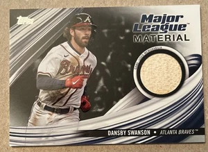 2023 Topps Series 1 - Major League Material Dansby Swanson #MLM-DS Black /199... - Picture 1 of 4