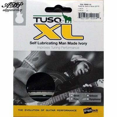 Sillet Graph Tech Tusq XL PQL-5000-L0 Zurdo Tele STRAT Tuerca Ranurada para 43mm - Imagen 1 de 3