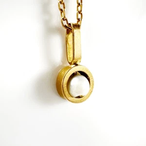 Vintage Anhänger 18k Gold und feine Perlen - Bild 1 von 11