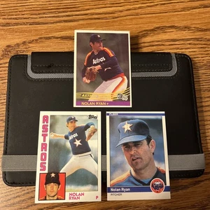 1984 Topps, Fleer and Donruss Nolan Ryan lot - EX/NM condition - Bild 1 von 2