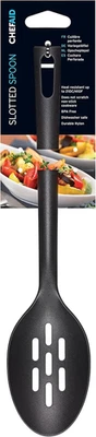 Chef Aid Black Nylon Slotted Serving Spoon, BPA Free Kitchen Utensil for Use Wi - Image 1 of 4