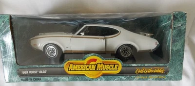 ЛИТАЯ МОДЕЛЬ ERTL AMERICAN MUSCLE 1969 HURST OLDS OLDSMOBILE 442 1/18 - Изображение 1 из 4
