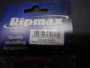 Ripmax  0-XLD374-0300 Charger lead bullet G300mm to Trx  Mini Z GL Racing - Picture 1 of 3
