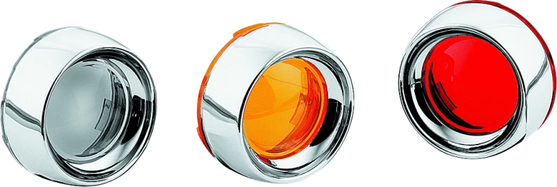 Bisel de plato profundo Kuryakyn Kuryakyn con lente de humo para faro Harley-Davidson Foto 1 de 1