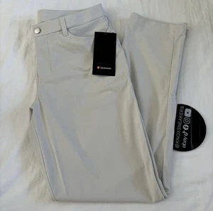 Lululemon ABC Classic-Fit Pant 34”L Cream Ivory Men’s Size 38 - Picture 1 of 6
